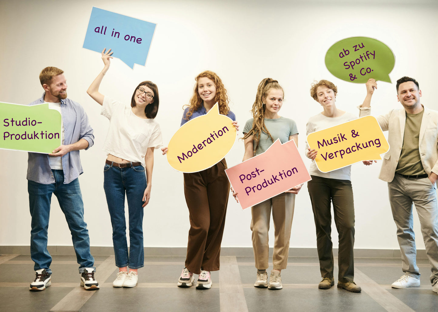 Podcast-Starterpaket (Studio, Moderation, Musik & mehr)