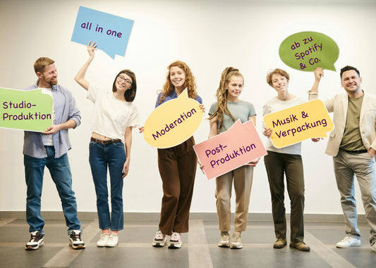 Podcast-Starterpaket (Studio, Moderation, Musik & mehr)